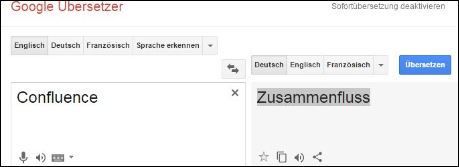Confluence Übersetzung 