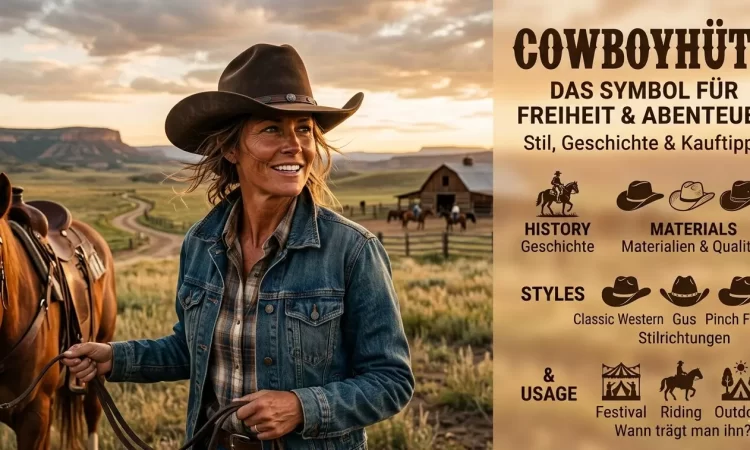 Beitragsbild: Wissenswerte über Cowboyhüte